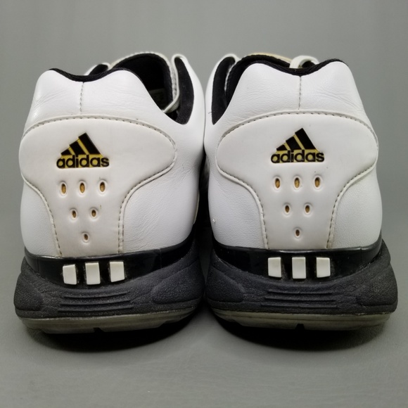 adidas Powerband Leather Soft Spike Golf Shoes 11 - Picture 6 of 8